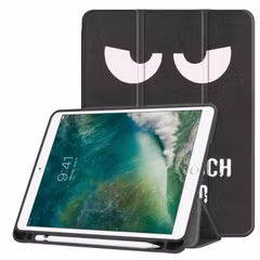 imoshion Design Trifold Bookcase Apple iPad 6 (2018) 9.7 inch / iPad 5 (2017) 9.7 inch / Air 2 (2014)/Air 1 (2013) - Don't touch