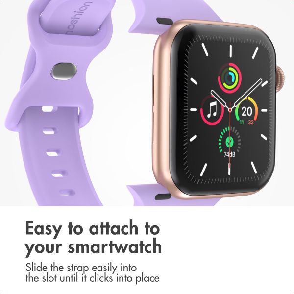 imoshion Silicone⁺ Strap Apple Watch | 38/40/41/42 mm - Size S/M - Lilac