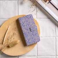 imoshion Design Bookcase Apple iPhone 12 (Pro) - Purple White Flowers