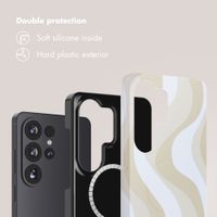 Selencia Vivid Back Cover with MagSafe Samsung Galaxy S26 Ultra - Desert Waves Beige