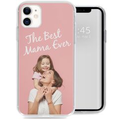 Ontwerp je eigen Apple iPhone 11 gel hoesje - Transparant