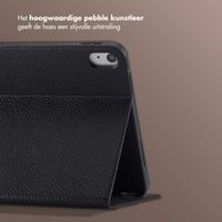 Selencia Riva Bookcase Apple iPad 11 (2025) 11 inch A16 / iPad 10 (2022) 10.9 inch - Zwart