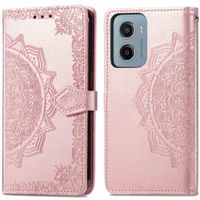 imoshion Mandala Bookcase Motorola Moto G05 / E15 - Rose Gold