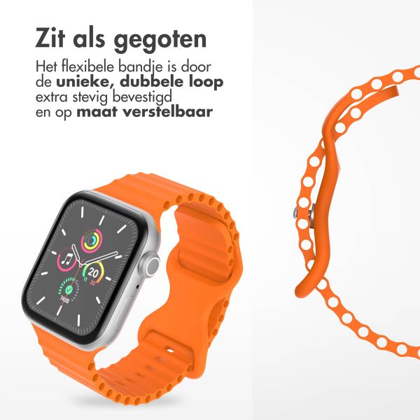 imoshion Athletic siliconenbandje Apple Watch Series 1 t/m 9 / SE (38/40/41 mm) | Series 10 (42 mm) - Oranje