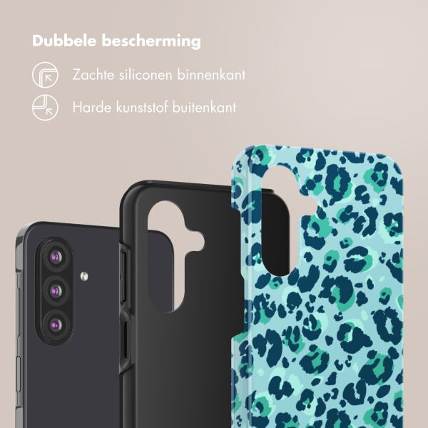 Selencia Vivid Backcover Samsung Galaxy A26 - Wild Spots Light Blue