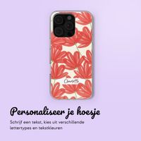 Hoesje met eigen foto en/of tekst Apple iPhone 16 Pro - Bloemen