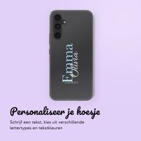 Gepersonaliseerd hoesje met naam Samsung Galaxy A54 (5G) - Transparant