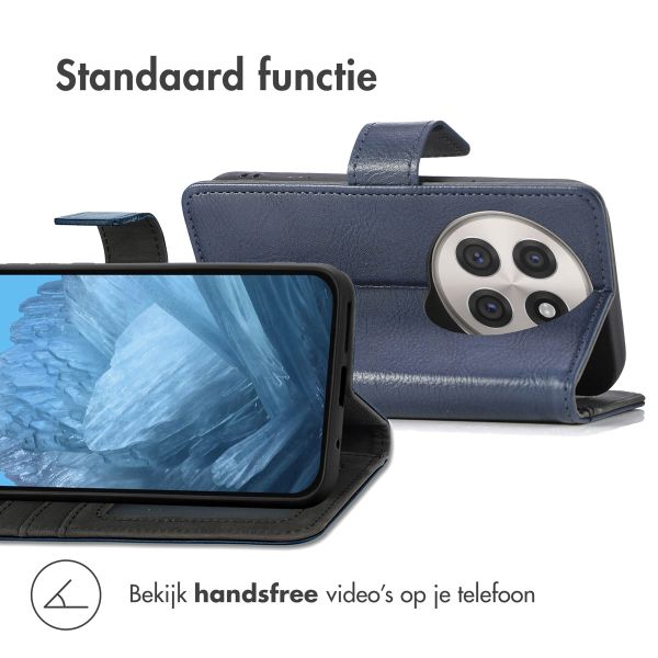 imoshion Luxe Bookcase OnePlus 13R - Donkerblauw