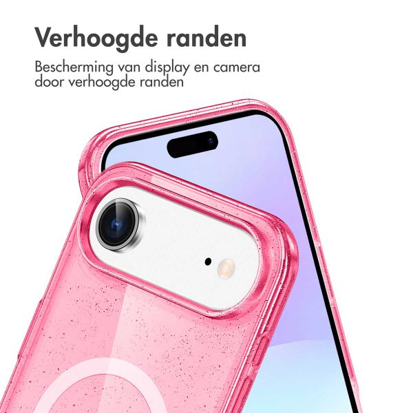 imoshion Sparkle Backcover met MagSafe Apple iPhone Air - Roze