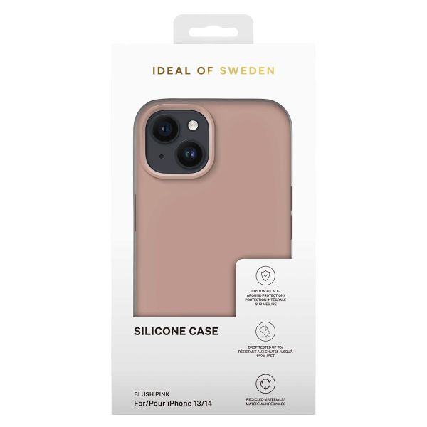 iDeal of Sweden Silicone Case iPhone 14 - Blush Pink