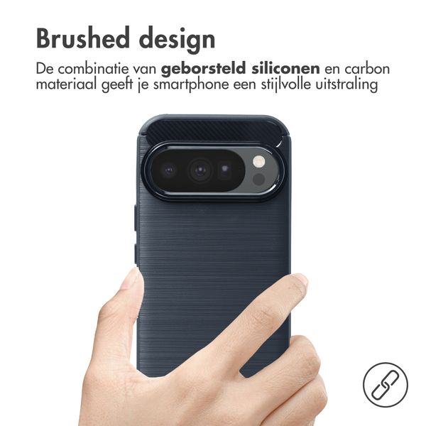 imoshion Brushed Backcover Google Pixel 11 Pro - Donkerblauw