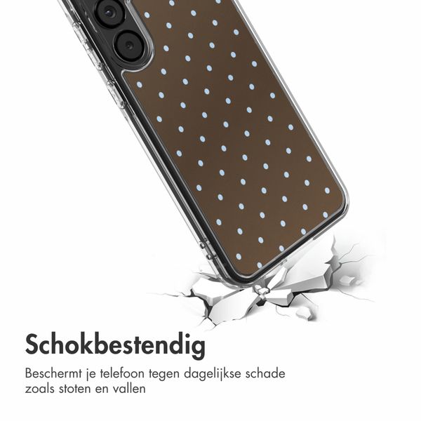 imoshion Design hoesje Samsung Galaxy A55 - Polka Dot Bruin