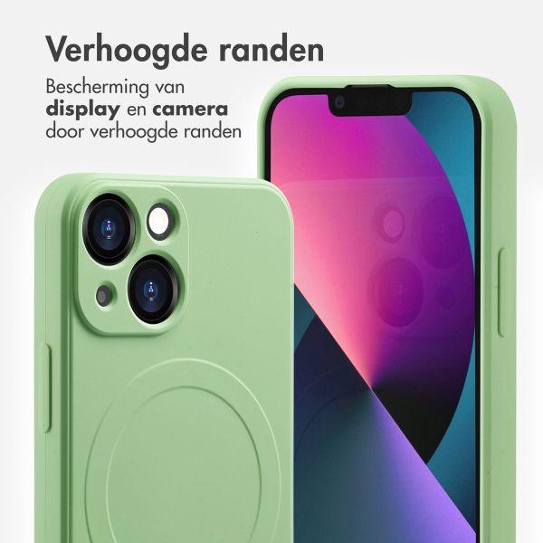 imoshion Color Backcover met MagSafe iPhone 13 Mini - Groen