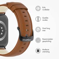 imoshion Classic lederen bandje Apple Watch Series 1 t/m 11 / SE / Ultra (44/45/46/49 mm) - Bruin