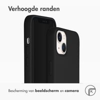 Accezz Liquid Silicone Backcover met MagSafe Apple iPhone 13 - Zwart