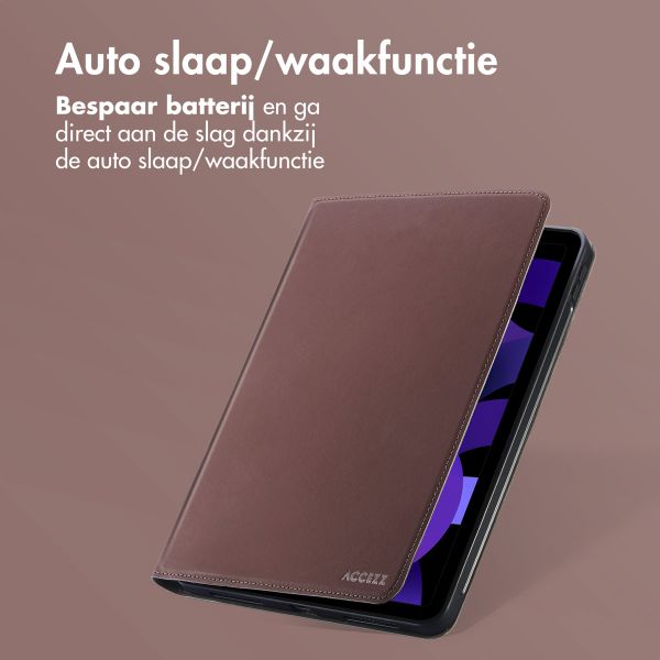 Accezz Classic Tablet Case Apple iPad Air 11 inch (2025) M3 / (2024) M2 / Air 5 (2022) / Air 4 (2020) - Bruin