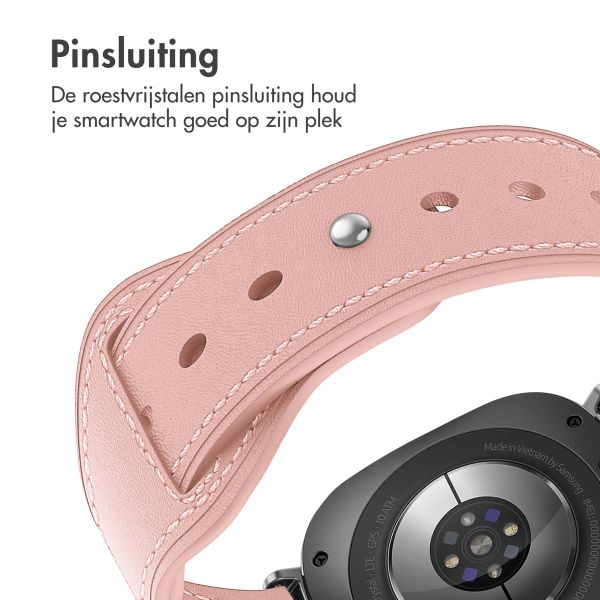imoshion Lederen bandje Samsung Galaxy Watch Ultra (2024/2025) - Roze