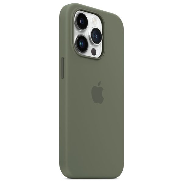 Apple Silicone Backcover MagSafe Apple iPhone 14 Pro - Olive