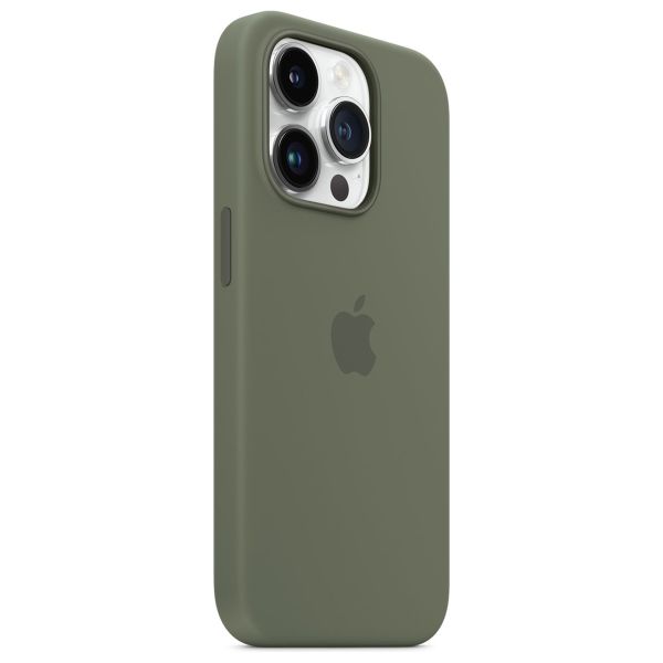 Apple Silicone Backcover MagSafe iPhone 14 Pro - Olive