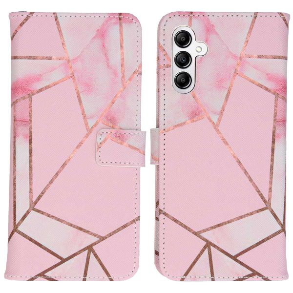 imoshion Design Softcase Bookcase Samsung Galaxy A14 (5G) - Pink Graphic