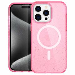 imoshion Sparkle Backcover met MagSafe iPhone 15 Pro Max - Roze