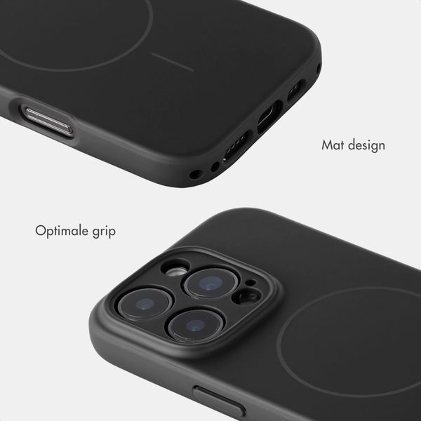 Accezz Grip Backcover met MagSafe Apple iPhone 16 Pro - Zwart