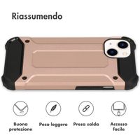 imoshion Rugged Xtreme Backcover Apple iPhone 14 - Rosé Goud