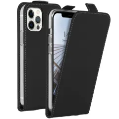 Accezz Flipcase iPhone 12 (Pro) - Zwart