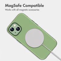imoshion Colour Back Cover with Thin MagSafe Ring Apple iPhone 15 - Dark Green