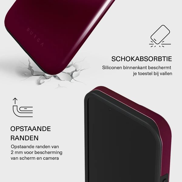 Burga Tough Backcover MagSafe Apple iPhone 14 - Dark Cherry