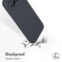Accezz Liquid Silicone Backcover Google Pixel 9 Pro XL - Donkerblauw
