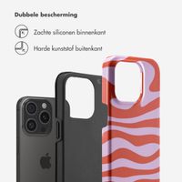 Selencia Vivid Backcover Apple iPhone 15 Pro - Dream Swirl Pink