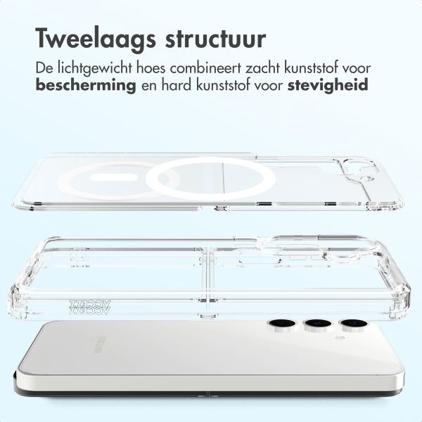 Accezz Xtreme Impact Backcover Samsung Galaxy Z Flip 7 FE - Transparant