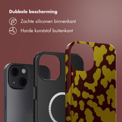 Selencia Vivid Backcover met MagSafe Apple iPhone 13 - Moo'd Olive Dust