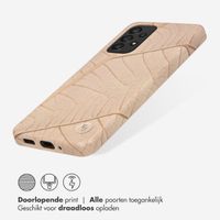 Selencia Aurora Fashion Backcover Samsung Galaxy A33 - Duurzaam hoesje - 100% gerecycled - Earth Leaf Beige