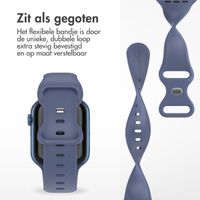 imoshion Siliconen⁺ bandje Apple Watch Series 1 t/m 9 / SE (38/40/41 mm) | Series 10 / 11 (42 mm) - Maat S/M - Navy