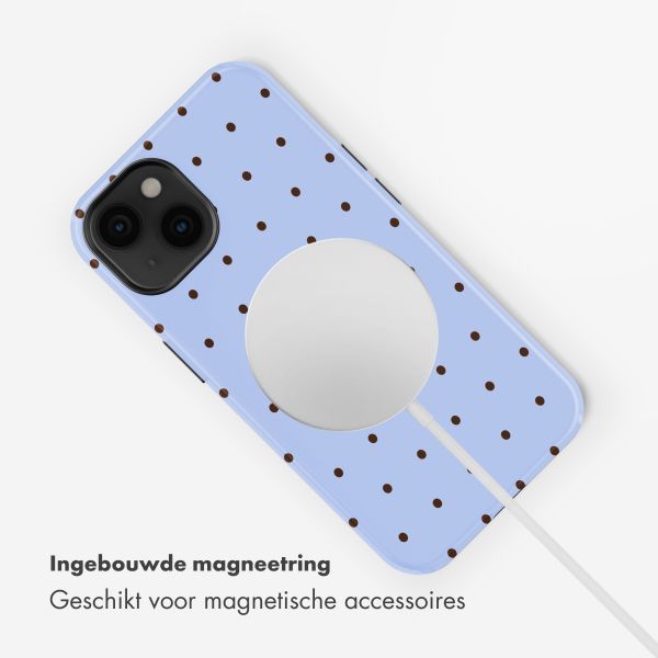 Selencia Vivid Backcover met MagSafe Apple iPhone 14 - Happy Dots Digital Sky