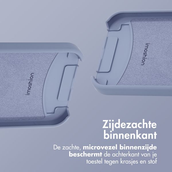 imoshion Color Backcover met afneembaar koord MagSafe Apple iPhone 15 - Ash Blue