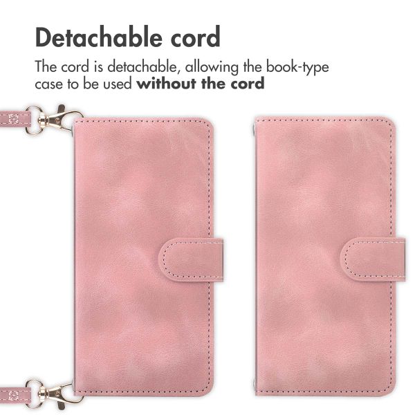 imoshion Bookcase with Strap Apple iPhone SE (2022 / 2020) / 8 / 7 - Pink