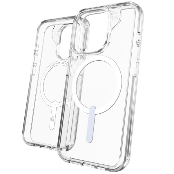 ZAGG Crystal Palace Snap Backcover MagSafe Apple iPhone 15 Pro - Transparant