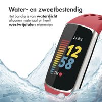 imoshion Siliconen sport bandje met gaatjes Fitbit Charge 5 / Charge 6 - Rood