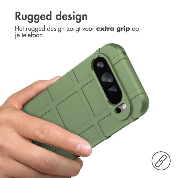 imoshion Rugged Shield Backcover Google Pixel 9 Pro XL - Donkergroen