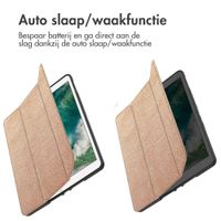 imoshion Trifold Bookcase iPad 6 (2018) 9.7 inch / iPad 5 (2017) 9.7 inch / Air 2 (2014) /Air 1 (2013) - Rosé Goud