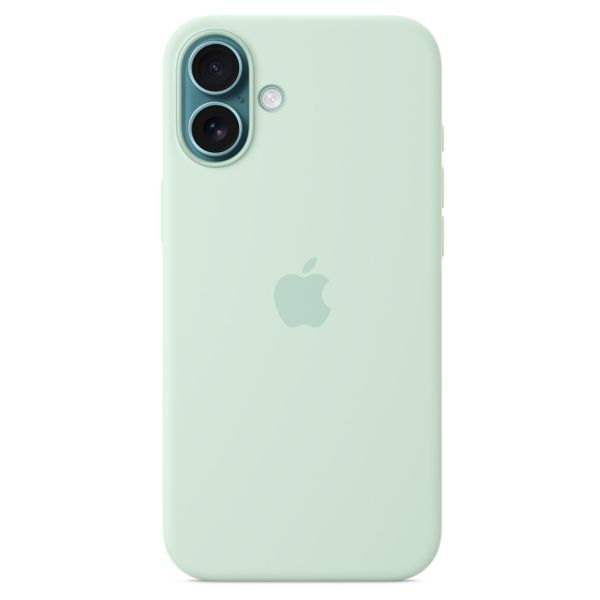 Apple Silicone Backcover MagSafe Apple iPhone 16 Plus - Aquamarine