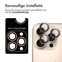 imoshion 2 Pack Camera lens protector iPhone 16 Pro / 16 Pro Max - Desert / Titanium