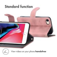 imoshion Bookcase with Strap Apple iPhone SE (2022 / 2020) / 8 / 7 - Pink