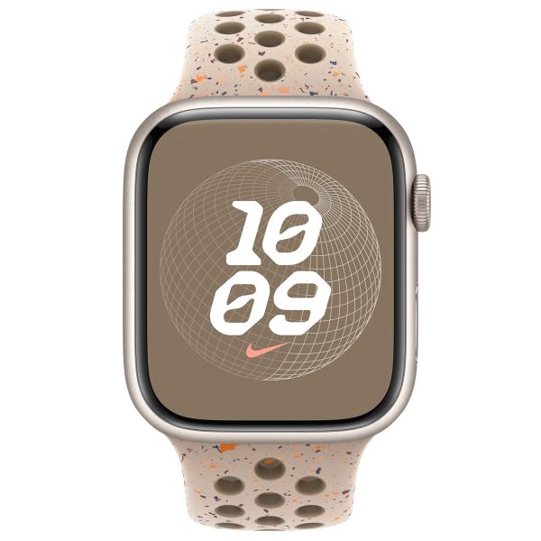 Apple Nike Sport Band Apple Watch Series 1 t/m 11 / SE / Ultra (44/45/46/49 mm) - Maat S/M - Desert Stone