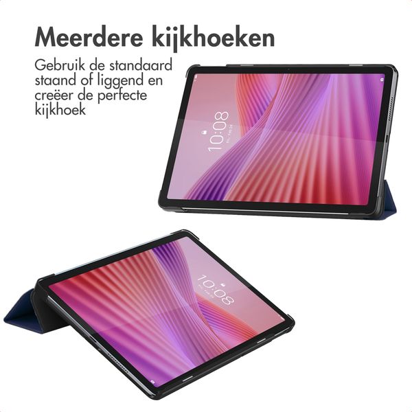 imoshion Trifold Bookcase Lenovo Tab (2025) - Donkerblauw