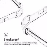 imoshion Softcase Backcover met pashouder Apple iPhone 15 - Transparant