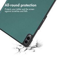 imoshion Trifold Book Case Samsung Galaxy Tab S11 / S12 Ultra - Dark Green